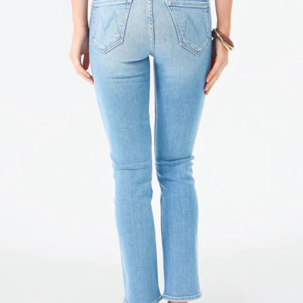 MOTHER Light Blue Straight Leg Jeans